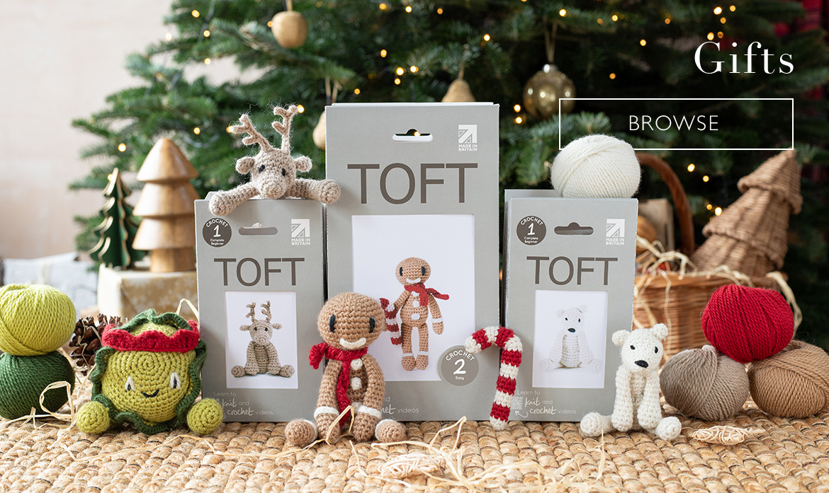 Gift kits crochet knit stocking filler christmas presents toft